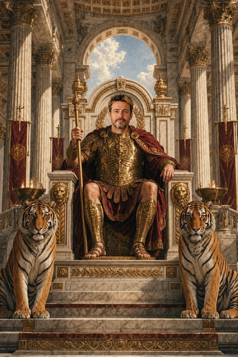 The Emperor portrait style