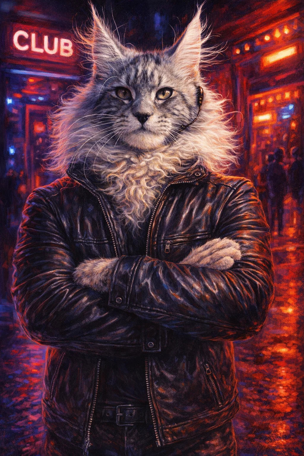The Bouncer personalised portrait
