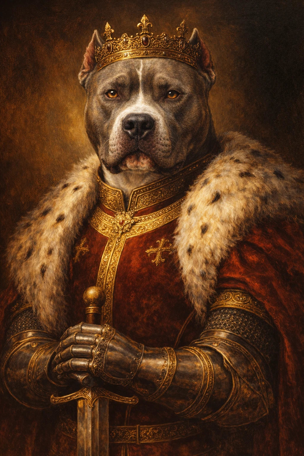 The Classic King personalised portrait