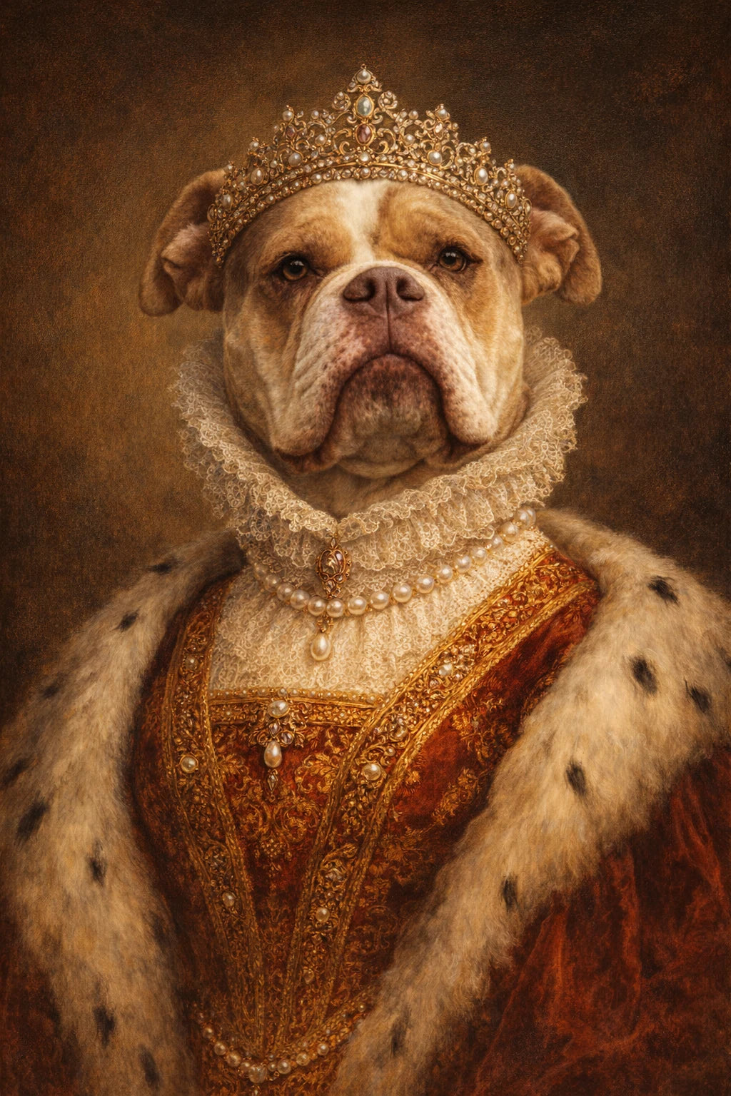 The Classic Queen personalised portrait