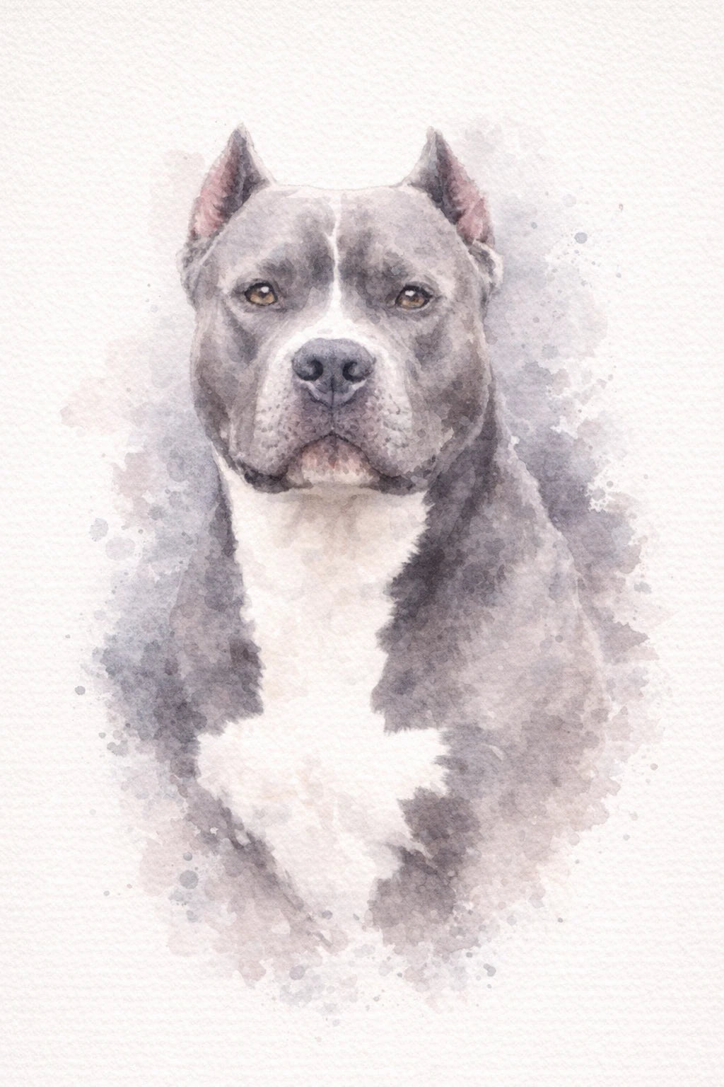 Watercolour Splash personalised portrait