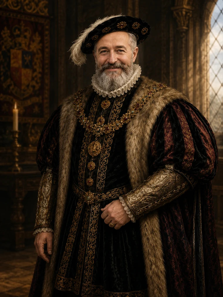 The Tudor Noble personalised portrait