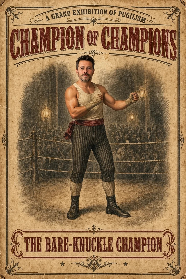 The Bare-Knuckle Champion personalised portrait