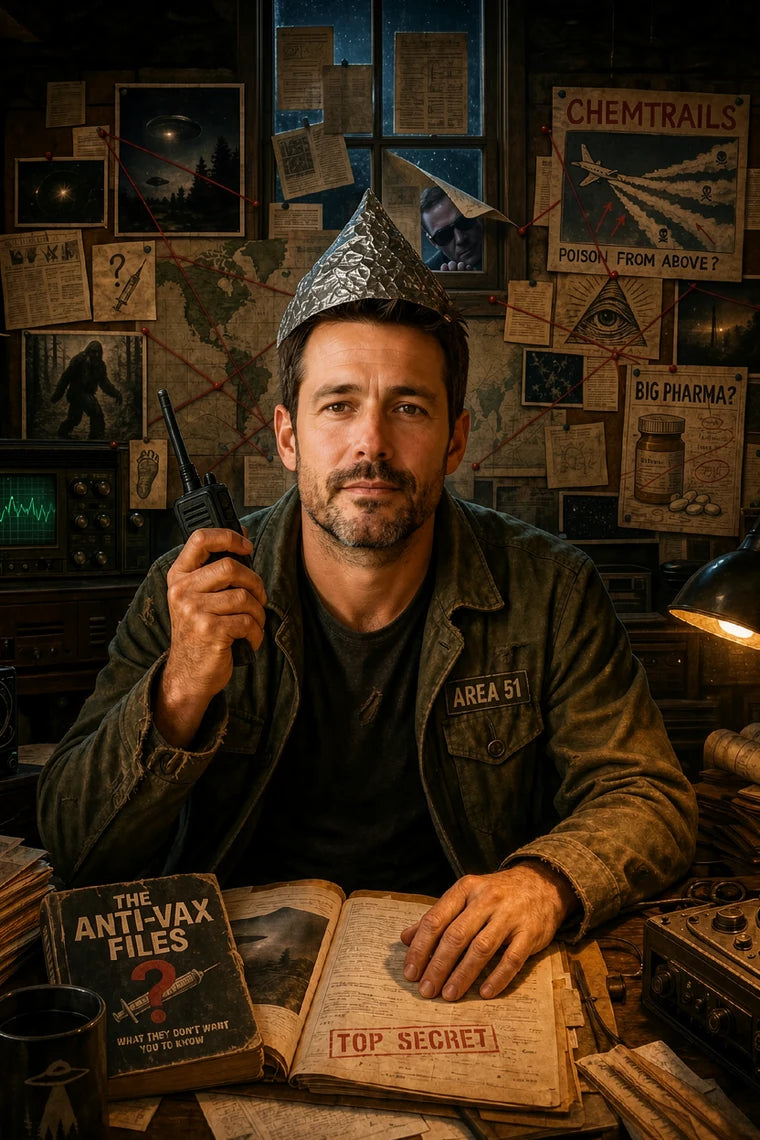 The Conspiracy Theorist personalised portrait