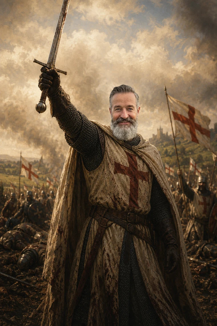 The Crusader personalised portrait