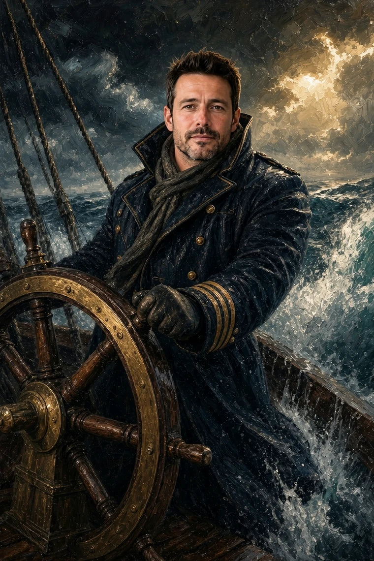 The Sea Captain personalised portrait