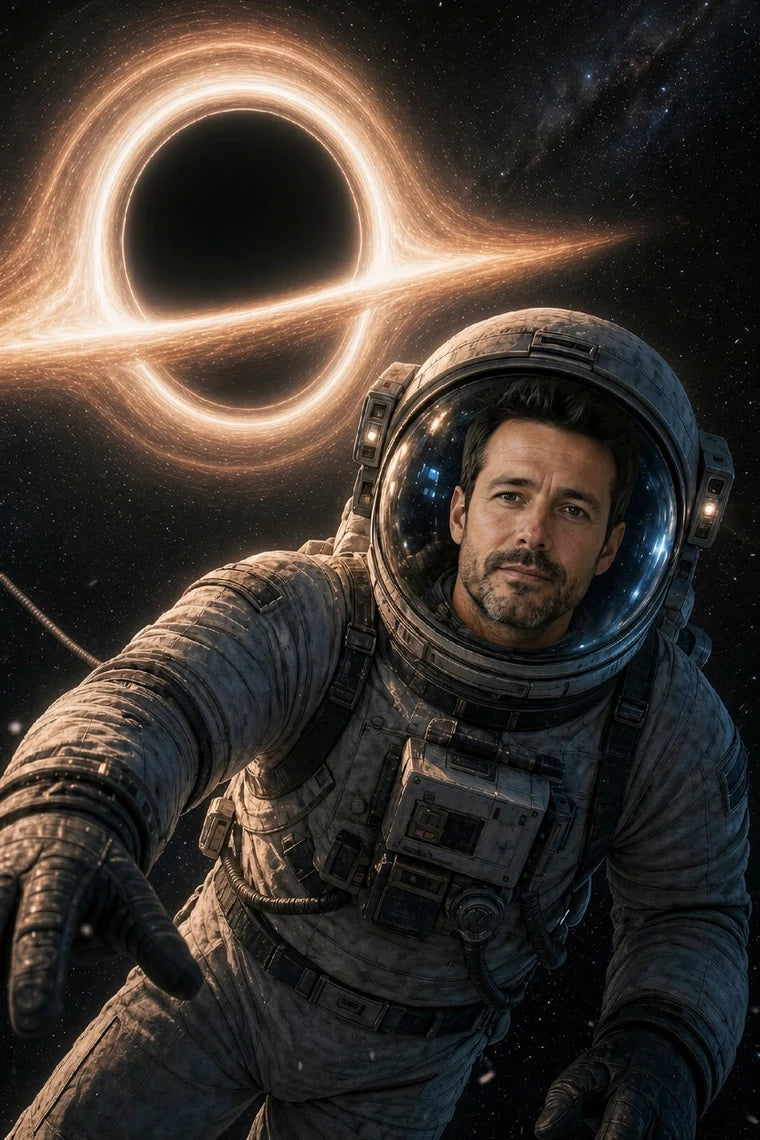 The Astronaut personalised portrait