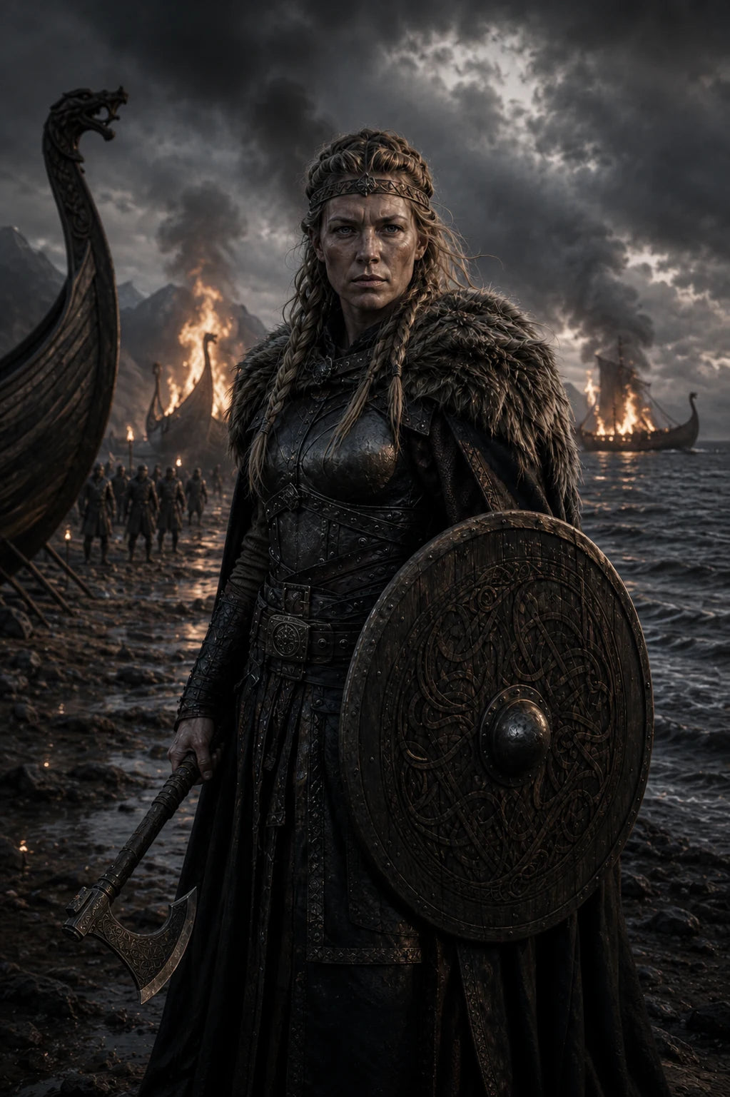 The Viking Shieldmaiden personalised portrait