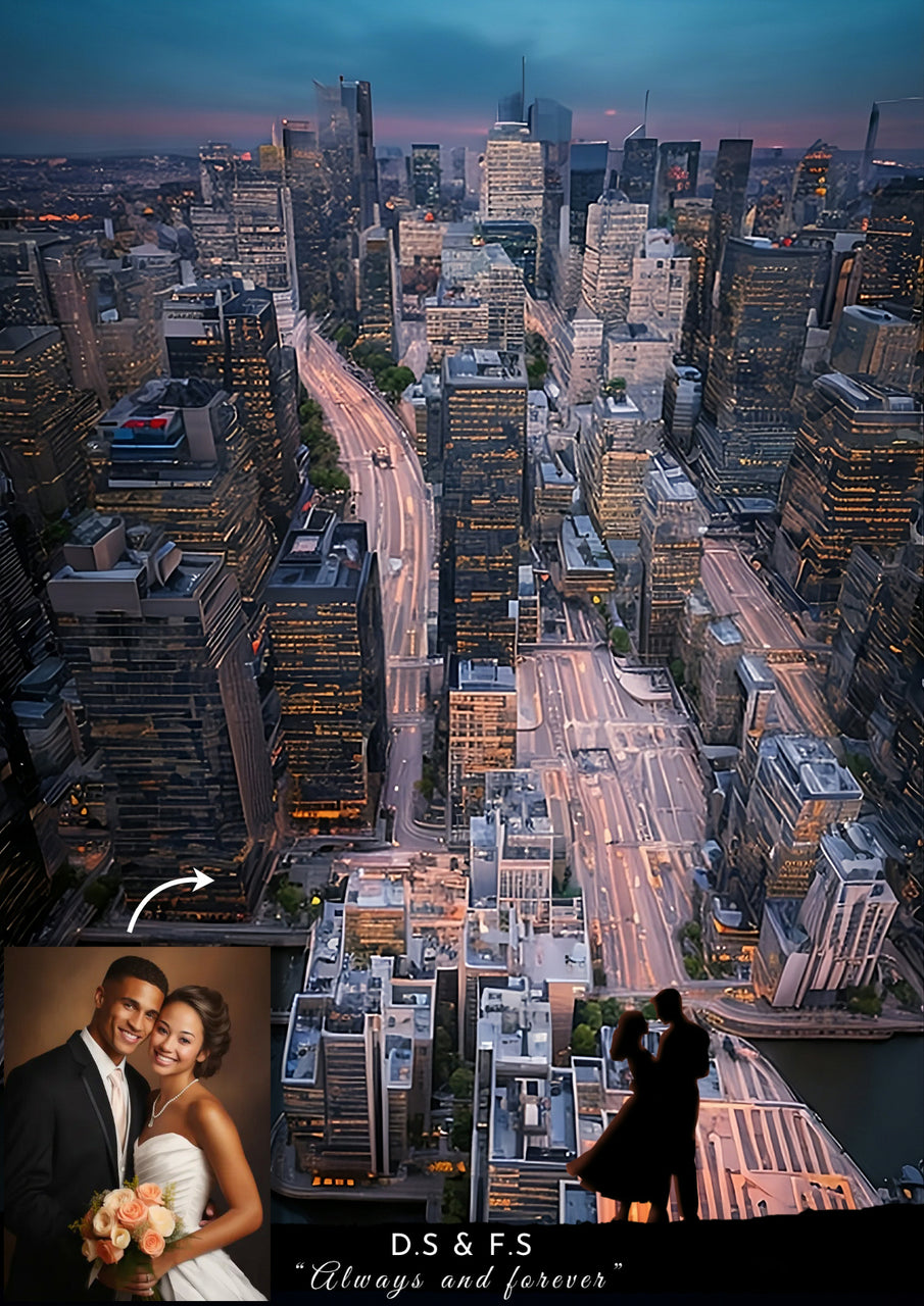 Big City Illusion Print
