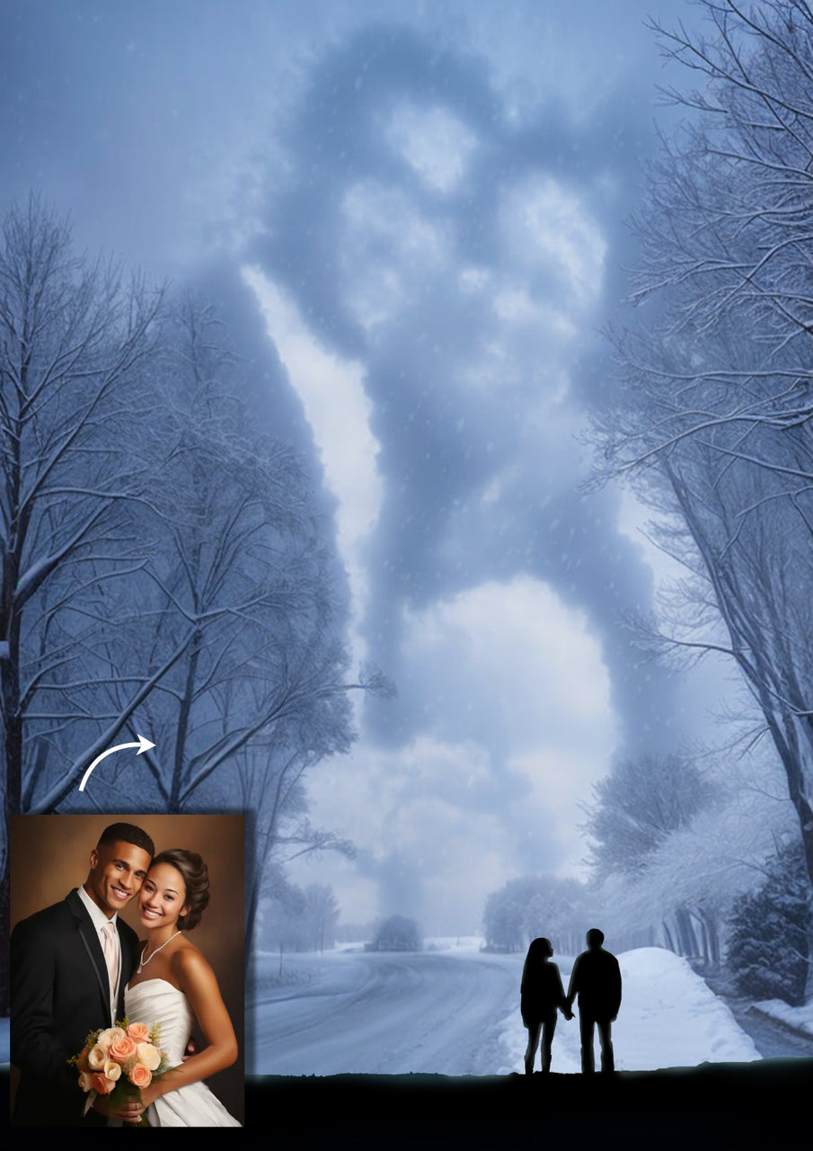 Snowy Winterscape Print
