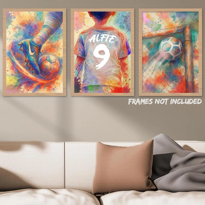 Football is Life — Pastel / Light Triple Set