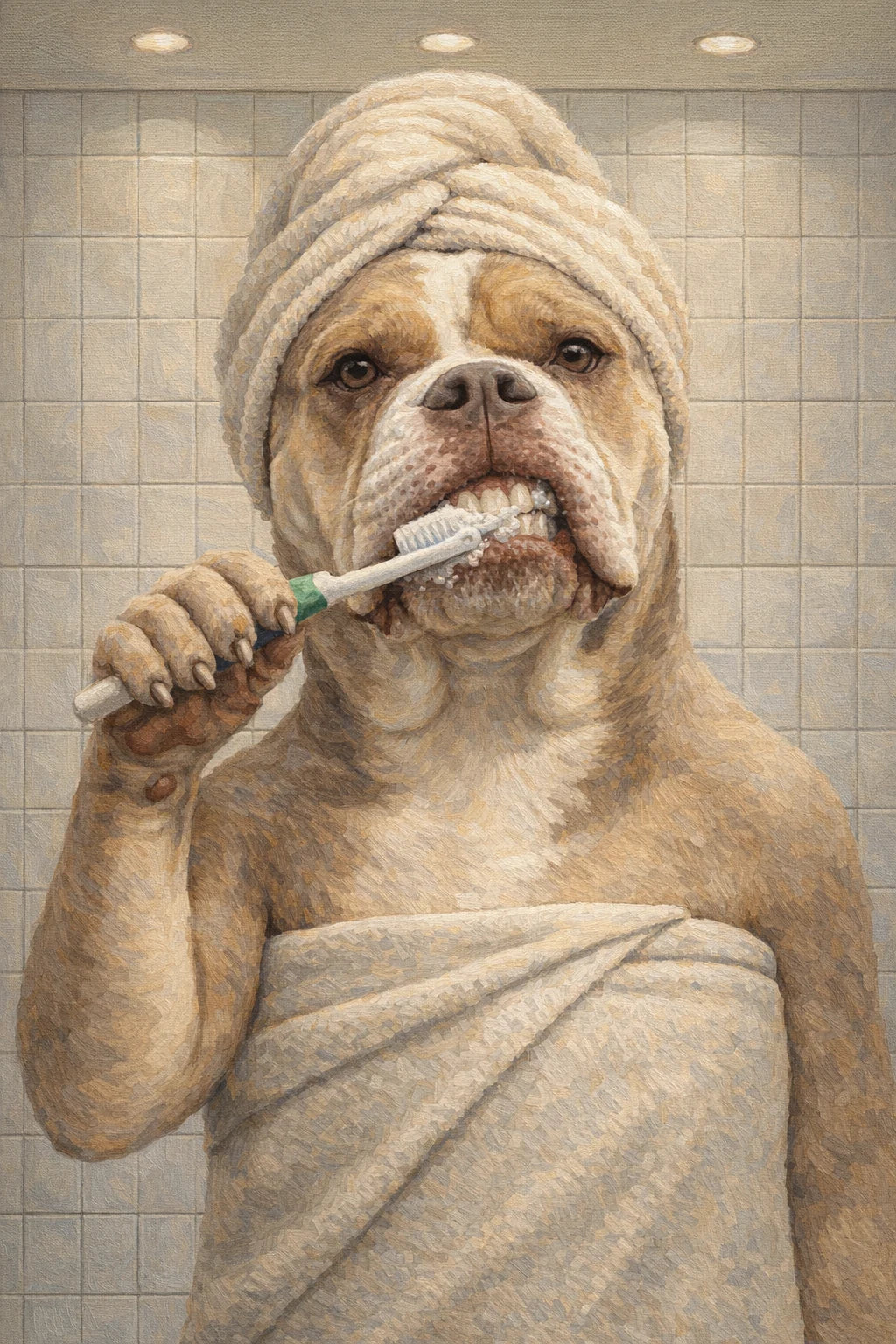 Dental Duty personalised portrait style
