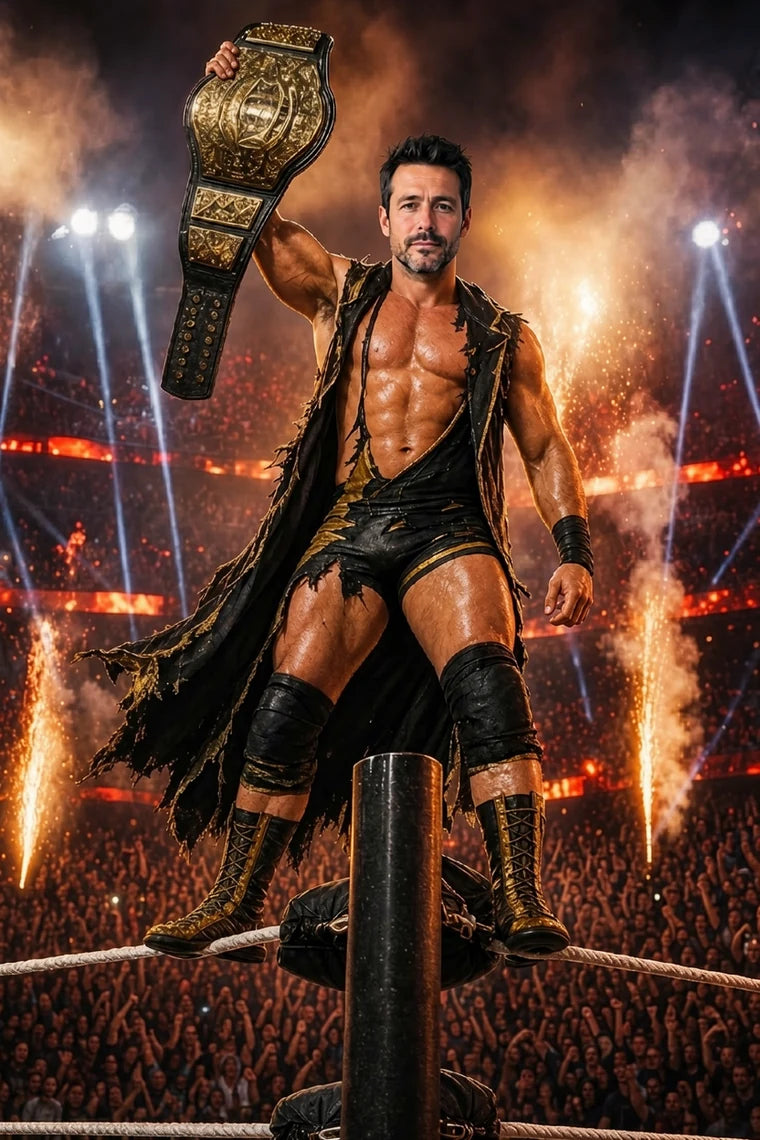 The Ring Champion personalised portrait style