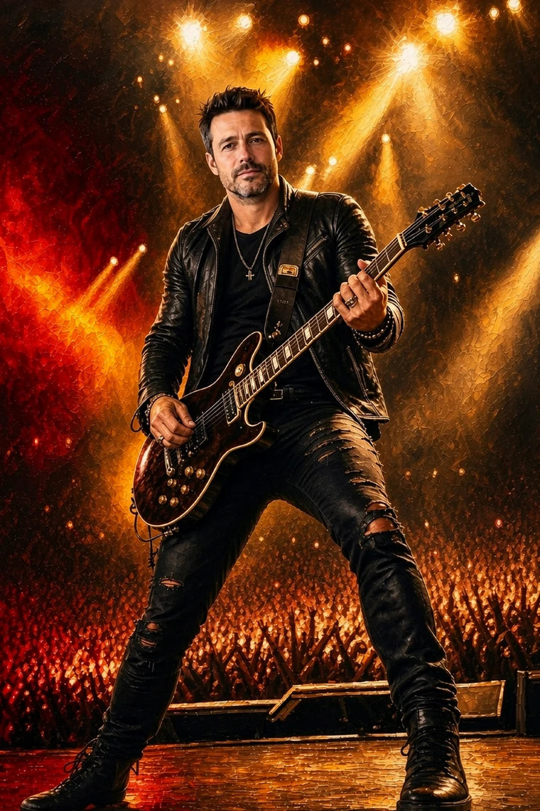 The Rock Star personalised portrait