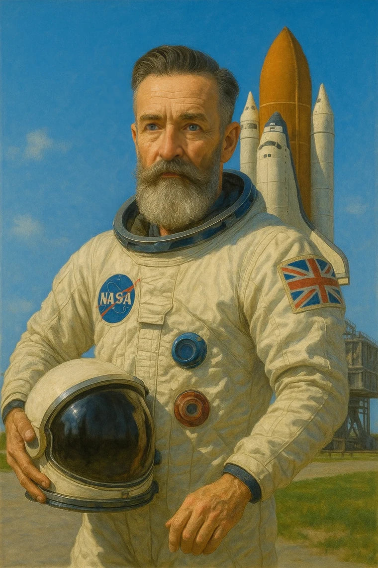 The Space Commander personalised portrait