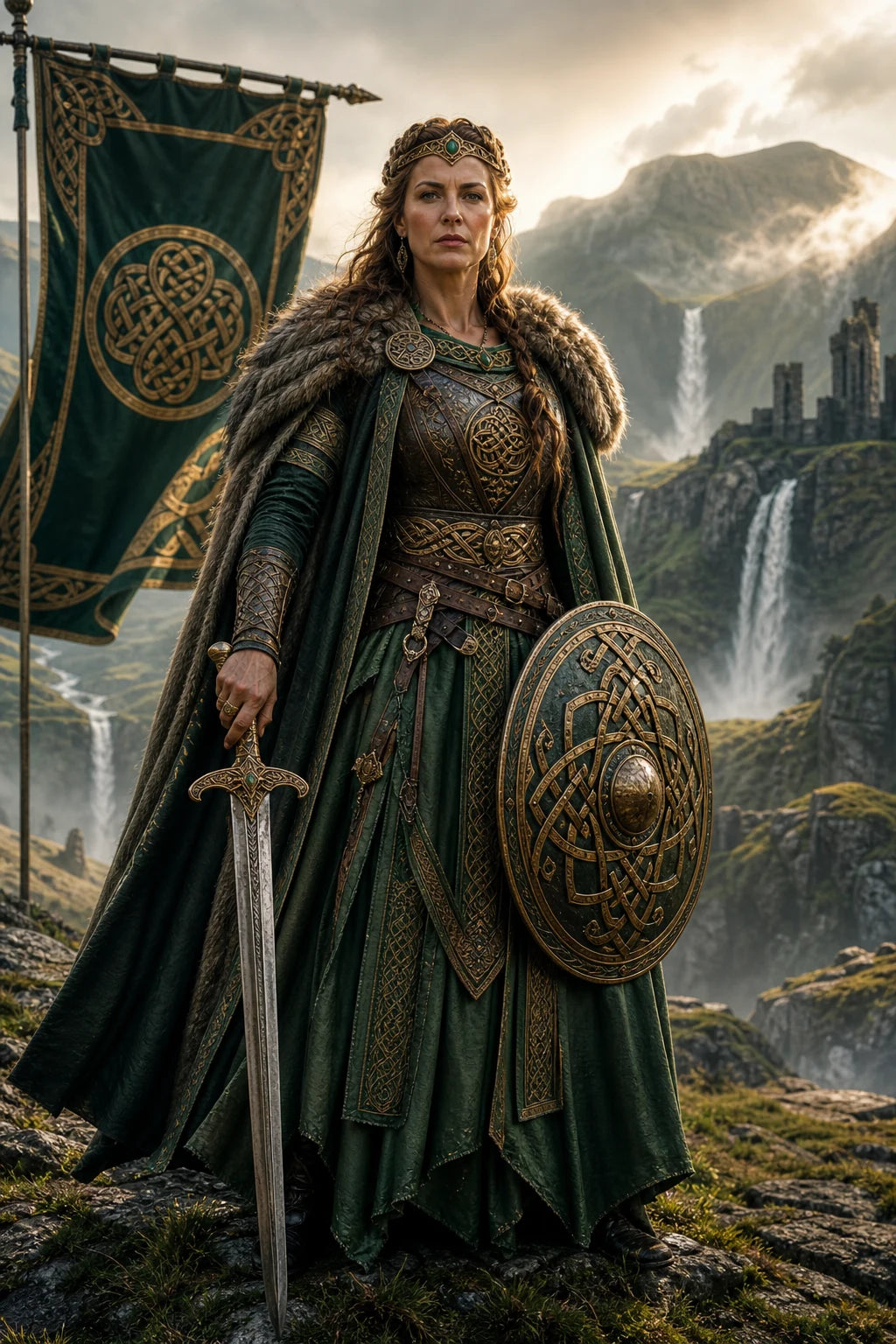 The Celtic Queen personalised portrait