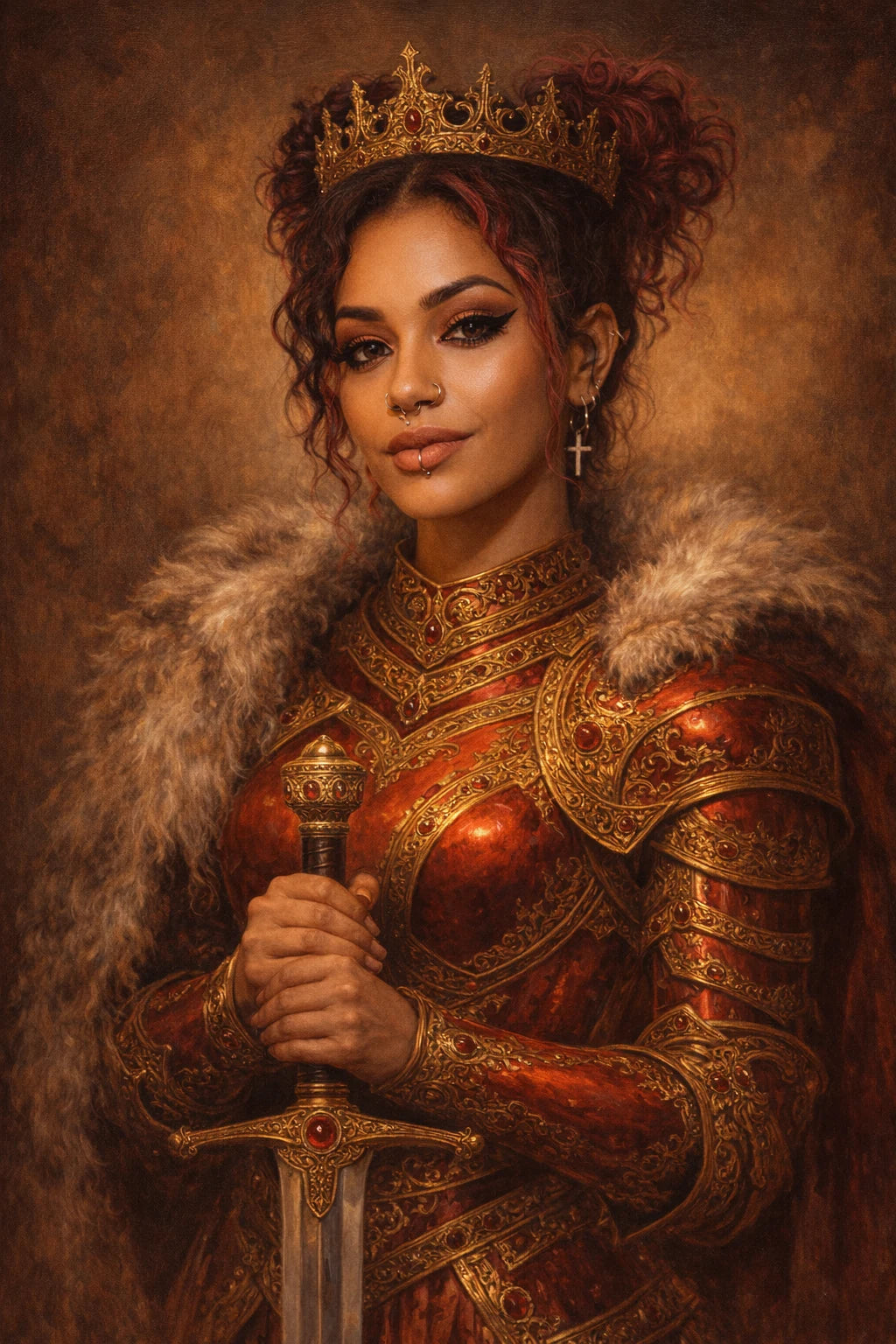 The Classic Queen personalised portrait