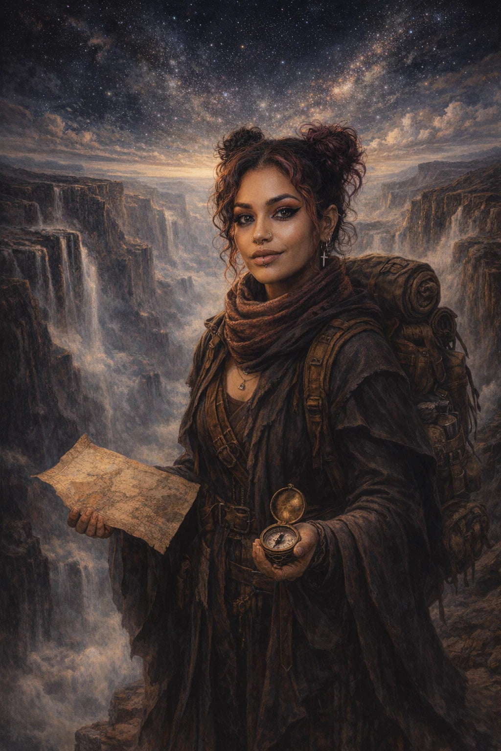 The Explorer personalised portrait