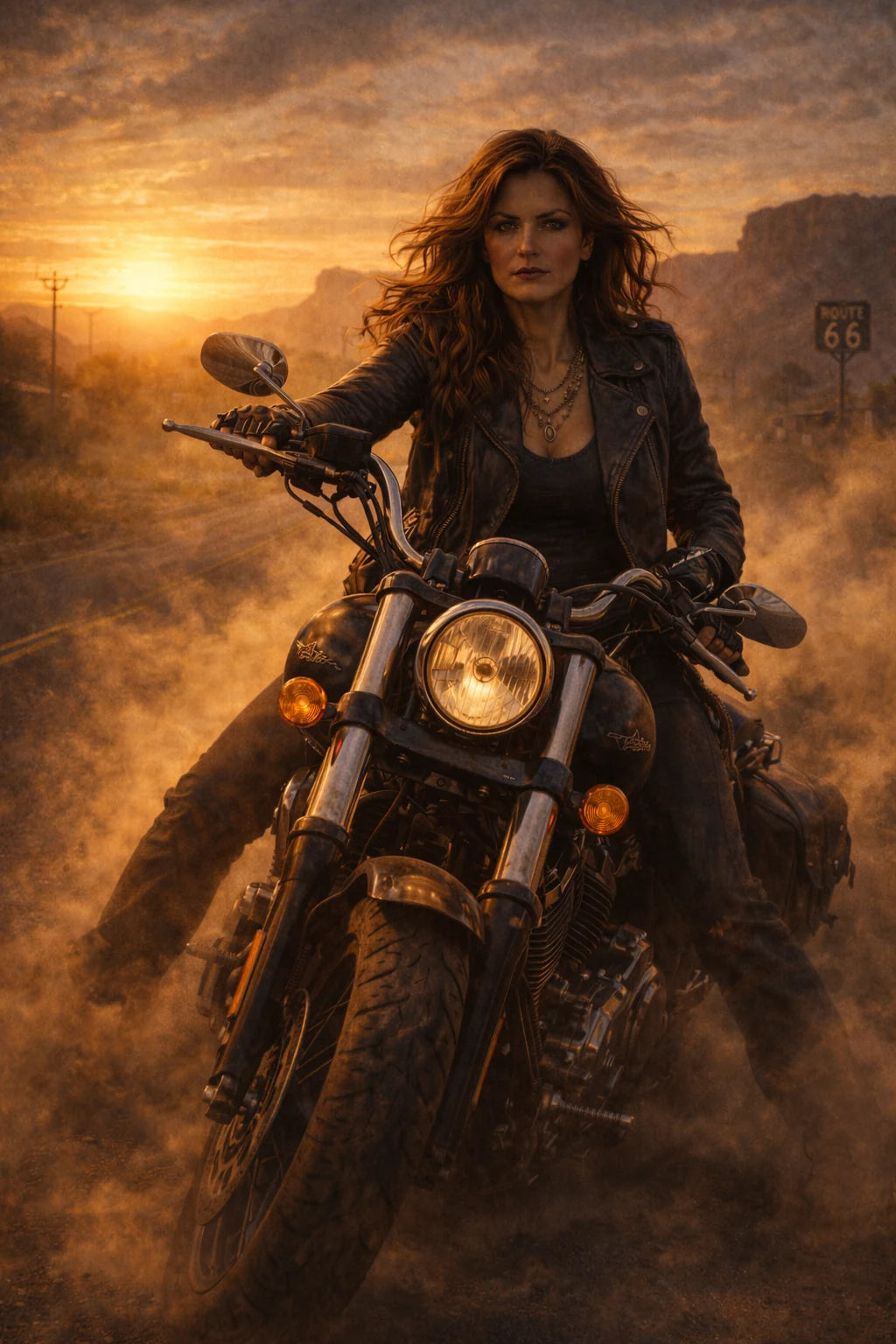 The Hells Angel personalised portrait style