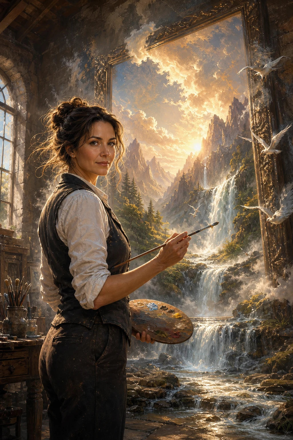 The Painter personalised portrait style